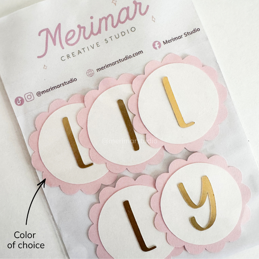 Lei Cutout Letters