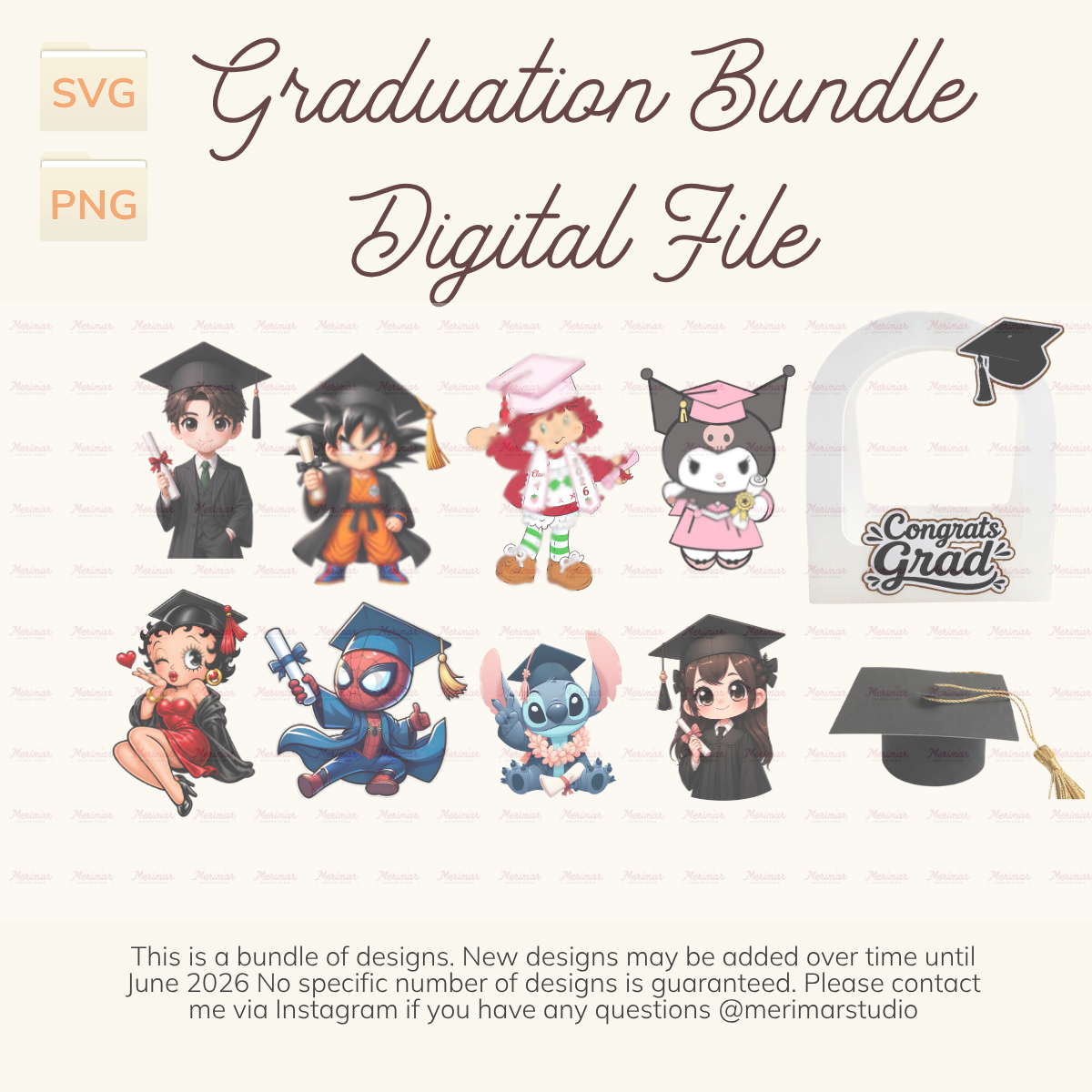 Graduation Bundle Design - Digital file