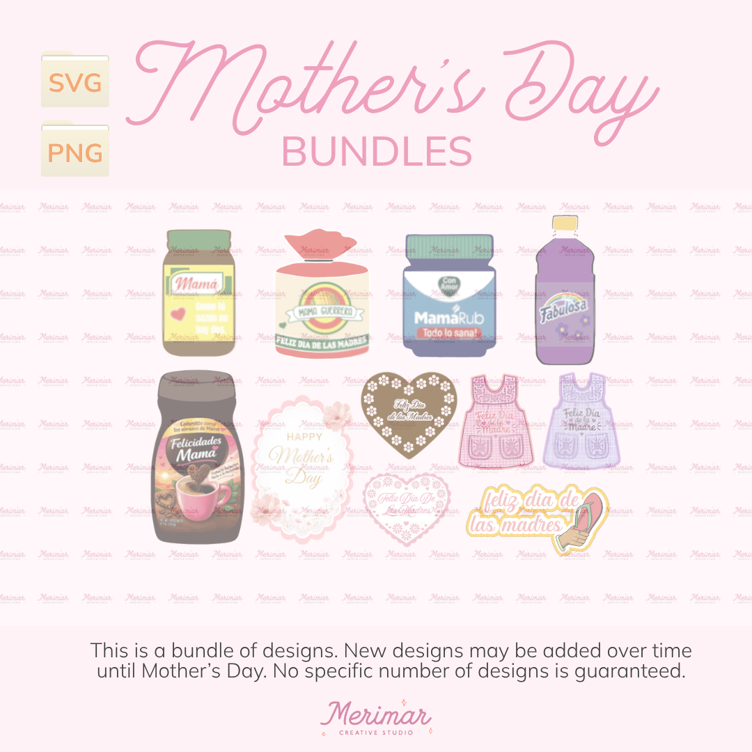Mother's Day Topper Bundles SVG + PNG