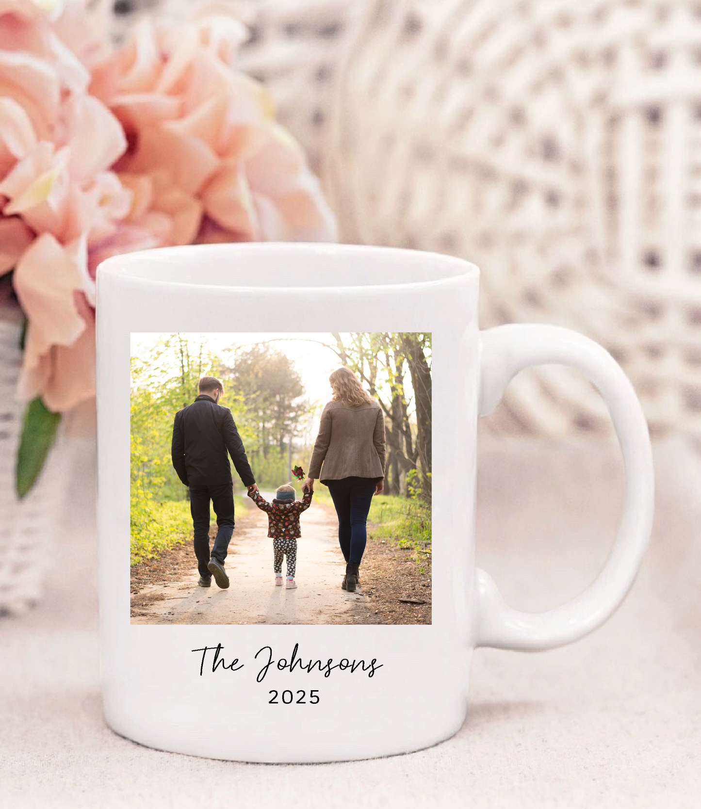 White Personalized Mug