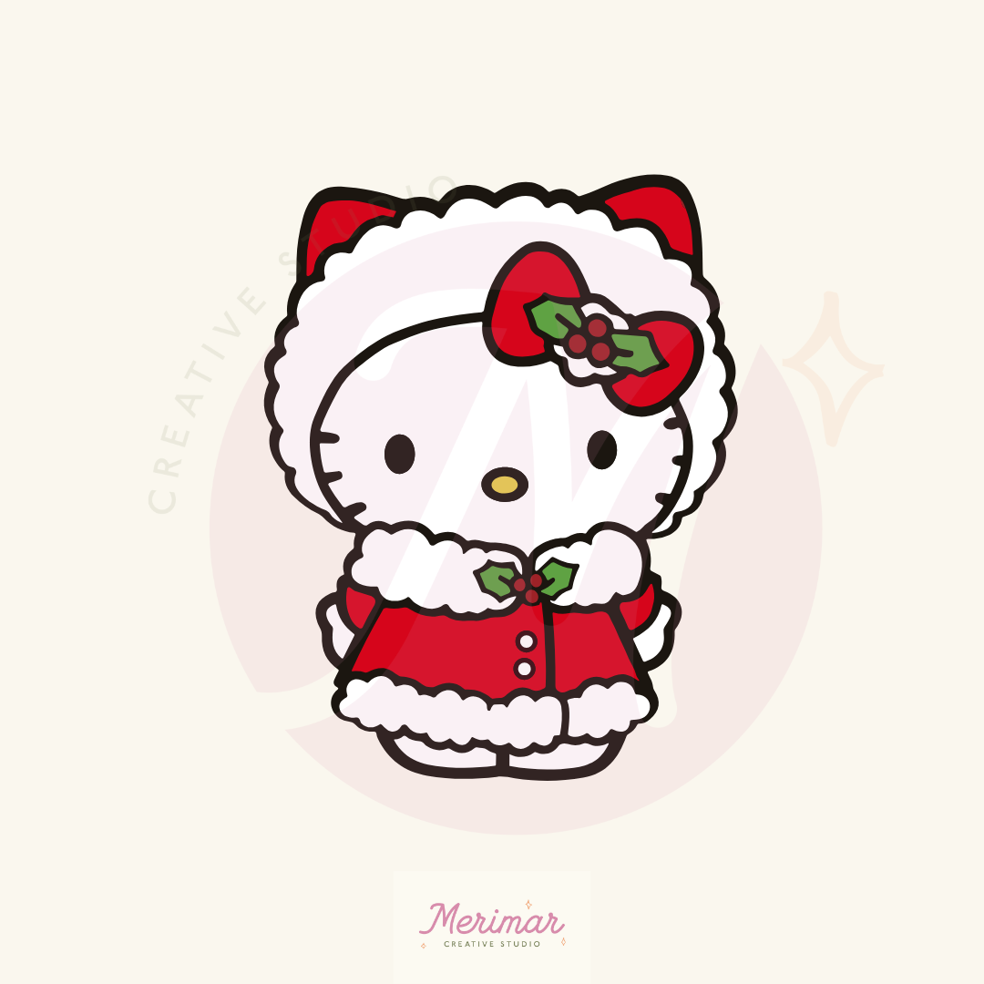 HK Red Santa SVG