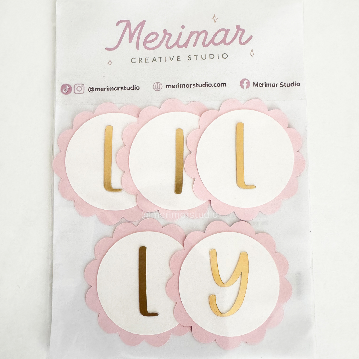 Lei Cutout Letters
