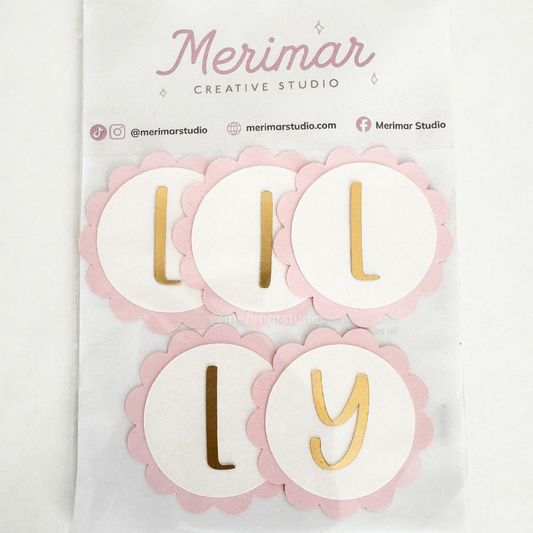 Lei Cutout Letters