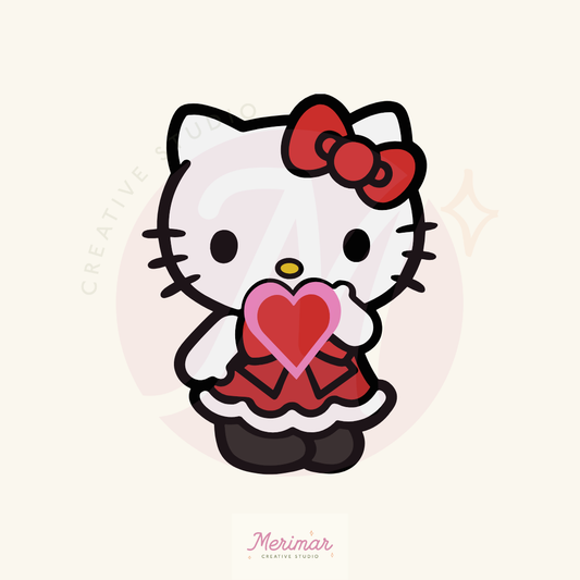 HK Bow Heart Dress