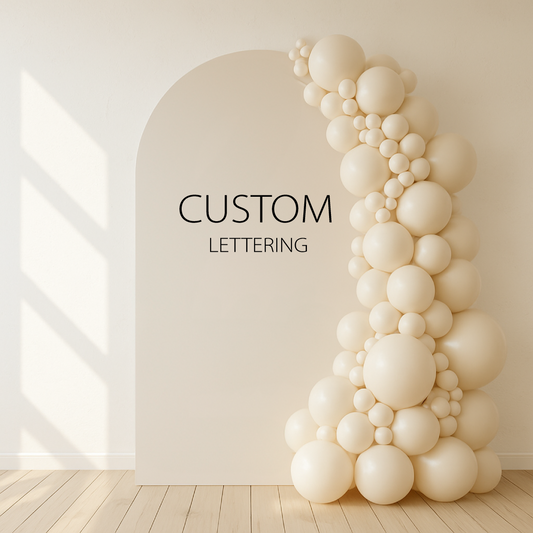 Custom Lettering Decal