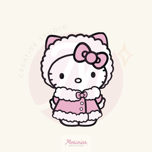 HK Pink Santa SVG