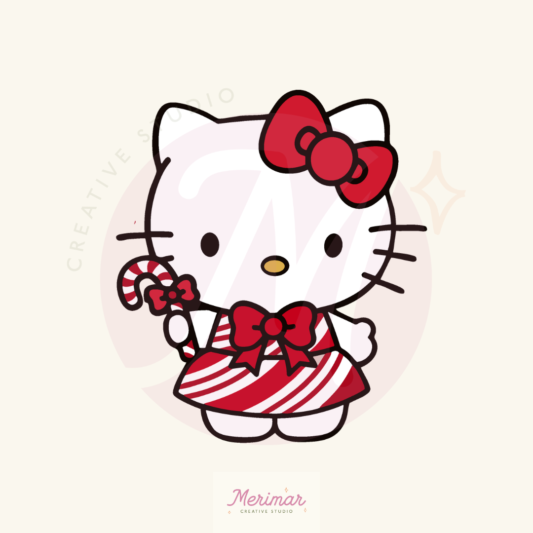 HK Candy cane dress SVG