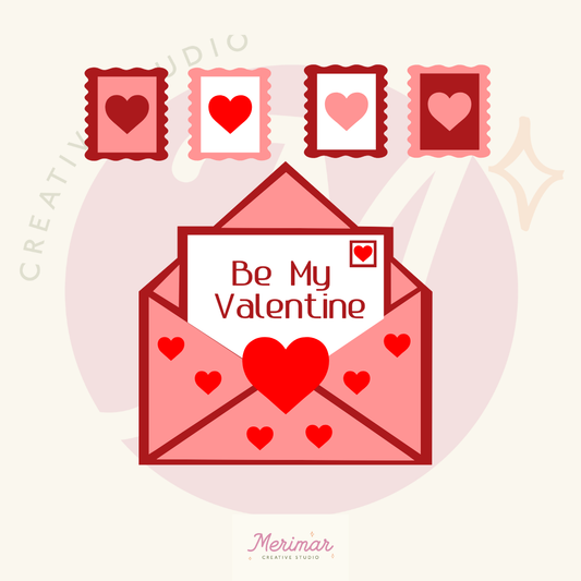 Be my valentines envelope