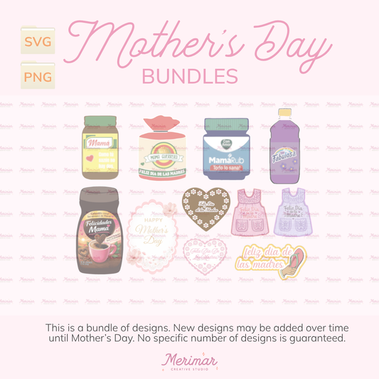 Mother's Day Topper Bundles SVG + PNG